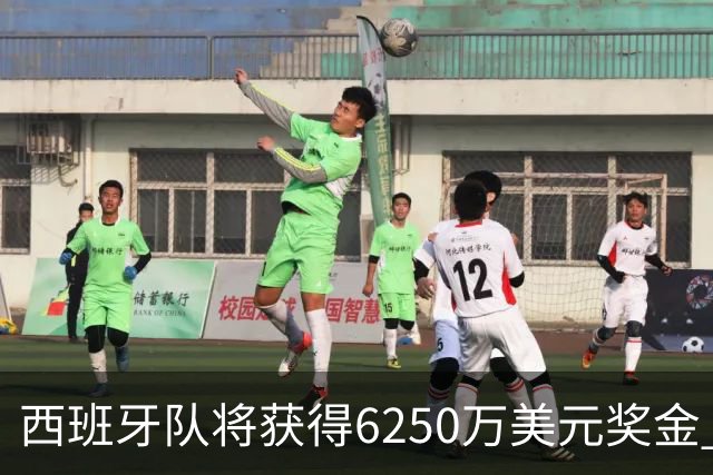 西班牙队将获得6250万美元奖金 每位球员将分得约88万美元